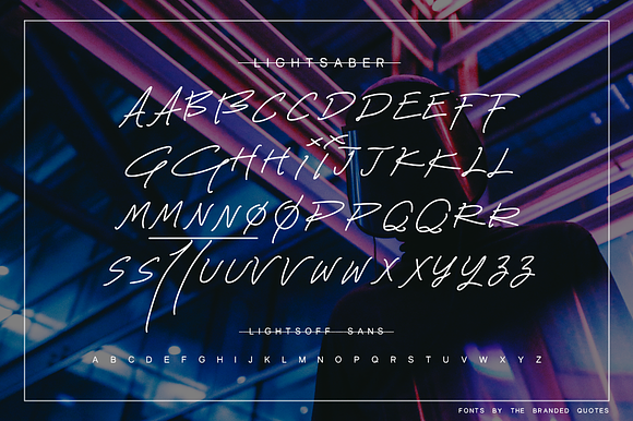 Lightsaber Font + Neon Animation in Display Fonts - product preview 5