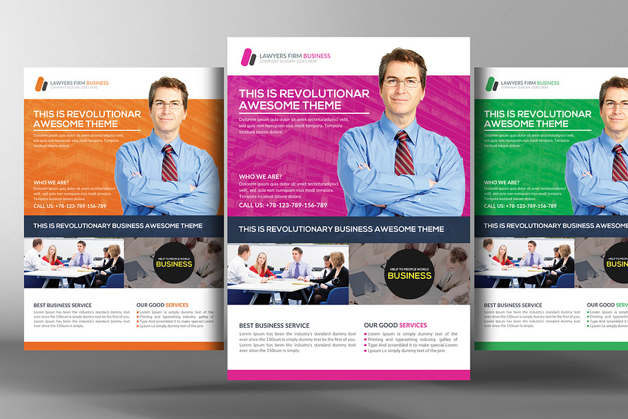 Law Firm and Legal Services Flyer in Flyer Templates - product preview 8
