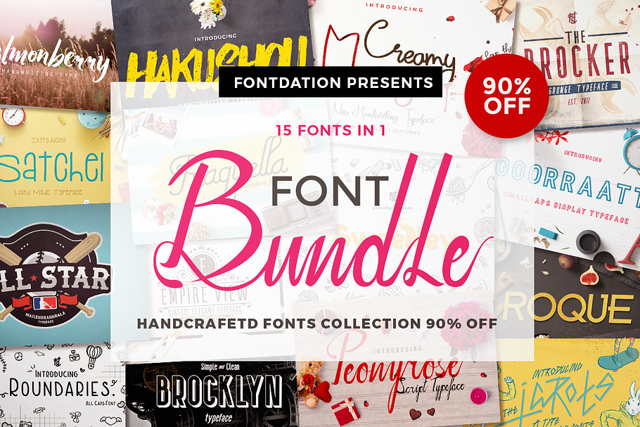Handcrafted Font Collection in Display Fonts - product preview 8