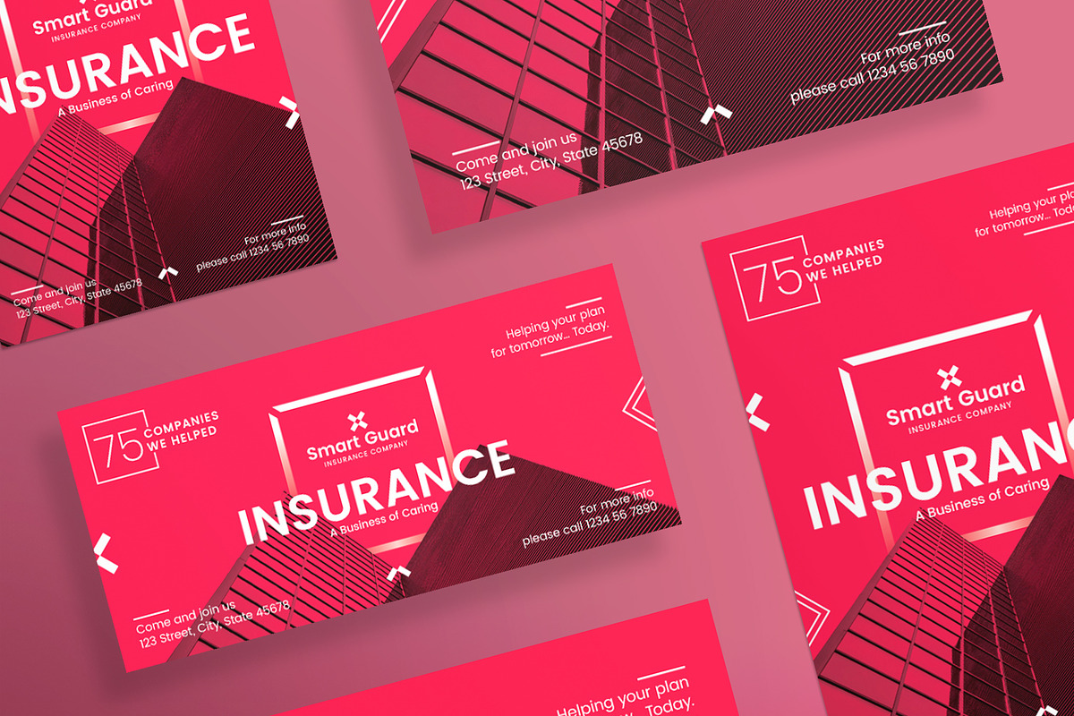 Flyers | Insurance Company in Flyer Templates - product preview 8