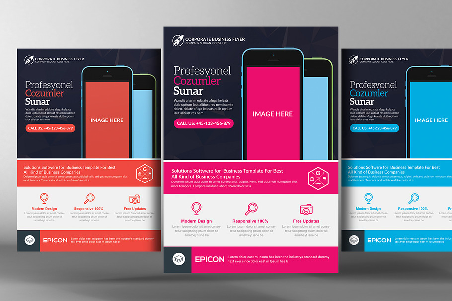 Alternative Mobile App Flyer in Flyer Templates - product preview 8