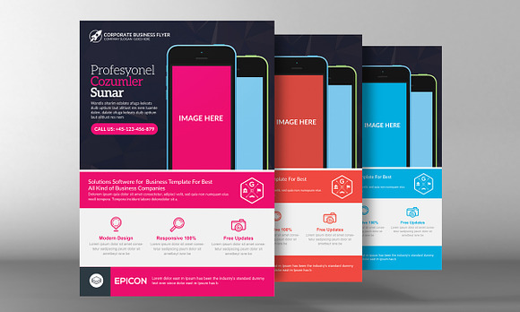 Alternative Mobile App Flyer in Flyer Templates - product preview 2