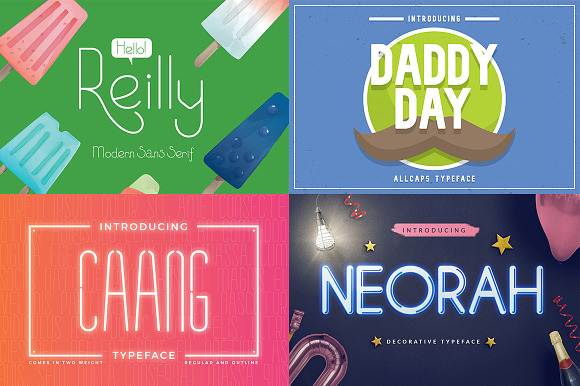 Font Bundle with Value Price in Display Fonts - product preview 5
