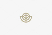 Global leaf eco game vector logo