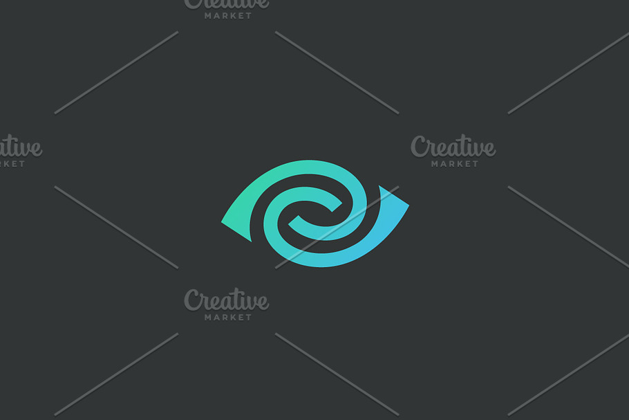 Eye swirl spiral vector logo in Logo Templates - product preview 8