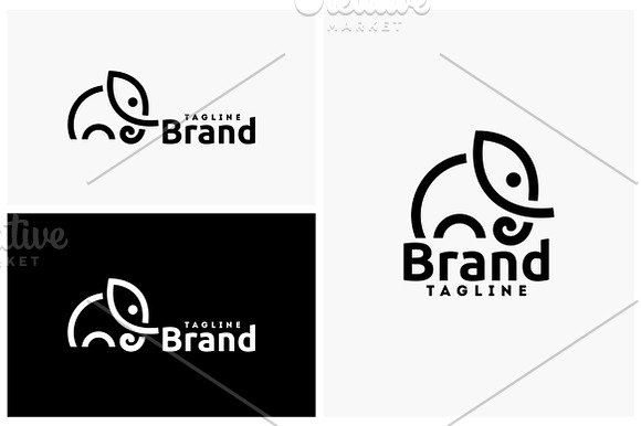Elephant in Logo Templates - product preview 1