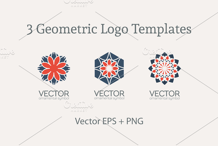 3 Geometric Logo Templates in Logo Templates - product preview 8