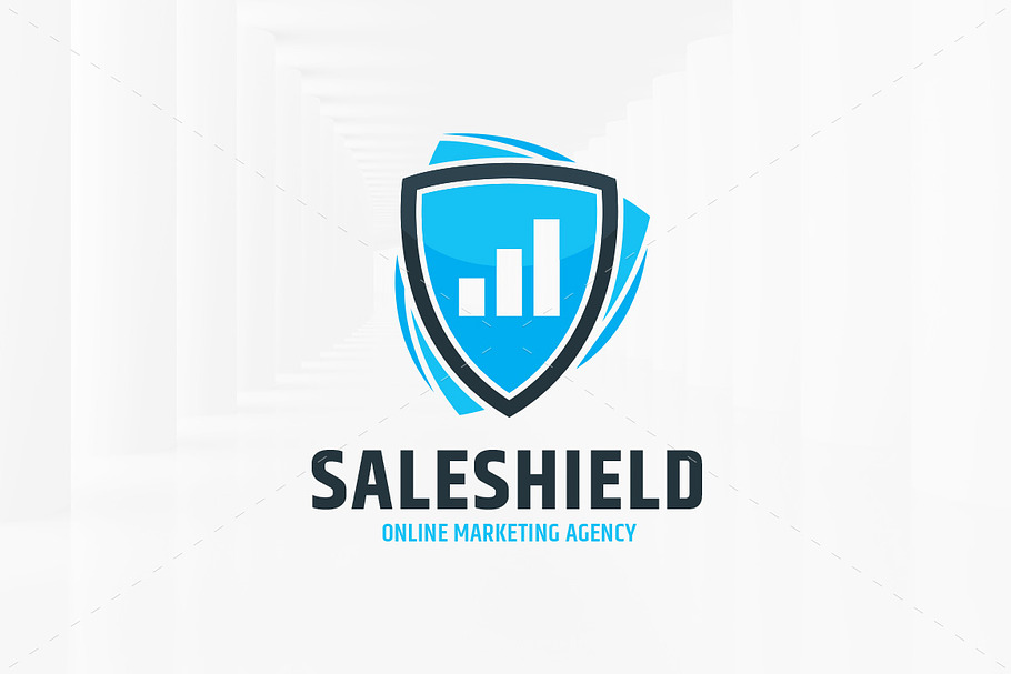 Sale Shield Logo Template