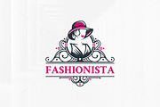Victorian Fashionista Logo Template