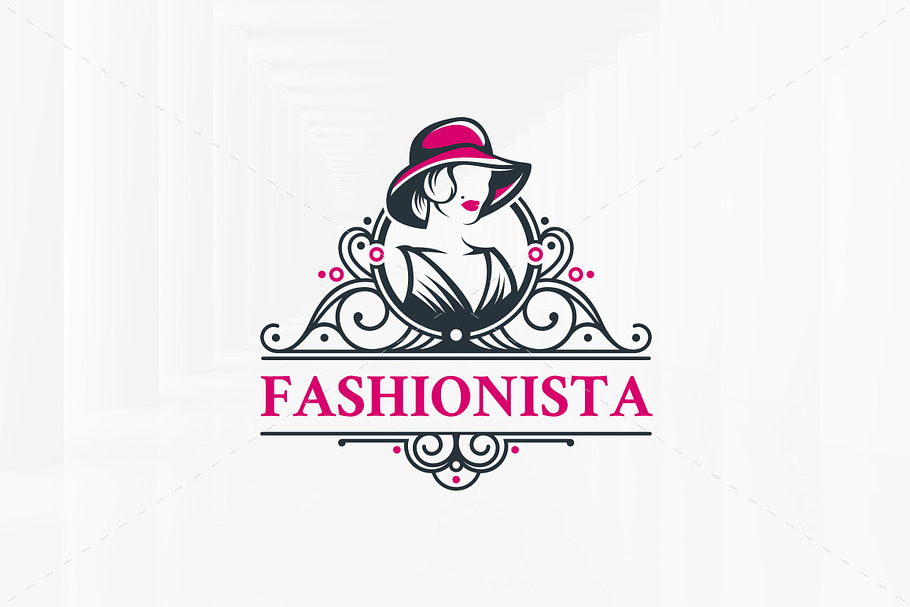 Victorian Fashionista Logo Template in Logo Templates - product preview 8