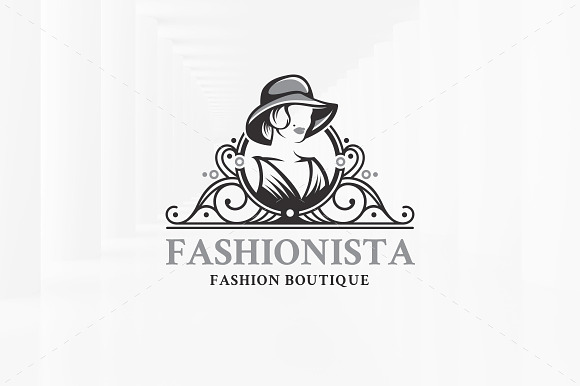 Victorian Fashionista Logo Template in Logo Templates - product preview 3