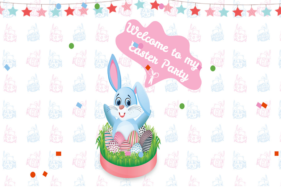 Easter Bunny Web Design Template