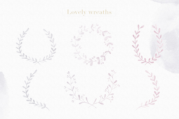 Floral Watercolor Photoshop Brushes in Photoshop Brushes - product preview 1