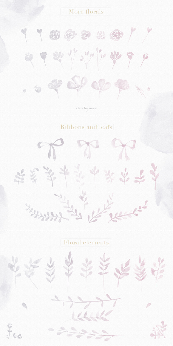 Floral Watercolor Photoshop Brushes in Photoshop Brushes - product preview 4