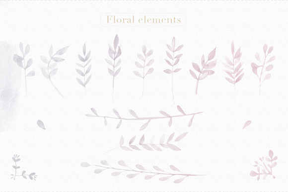 Floral Watercolor Photoshop Brushes in Photoshop Brushes - product preview 6