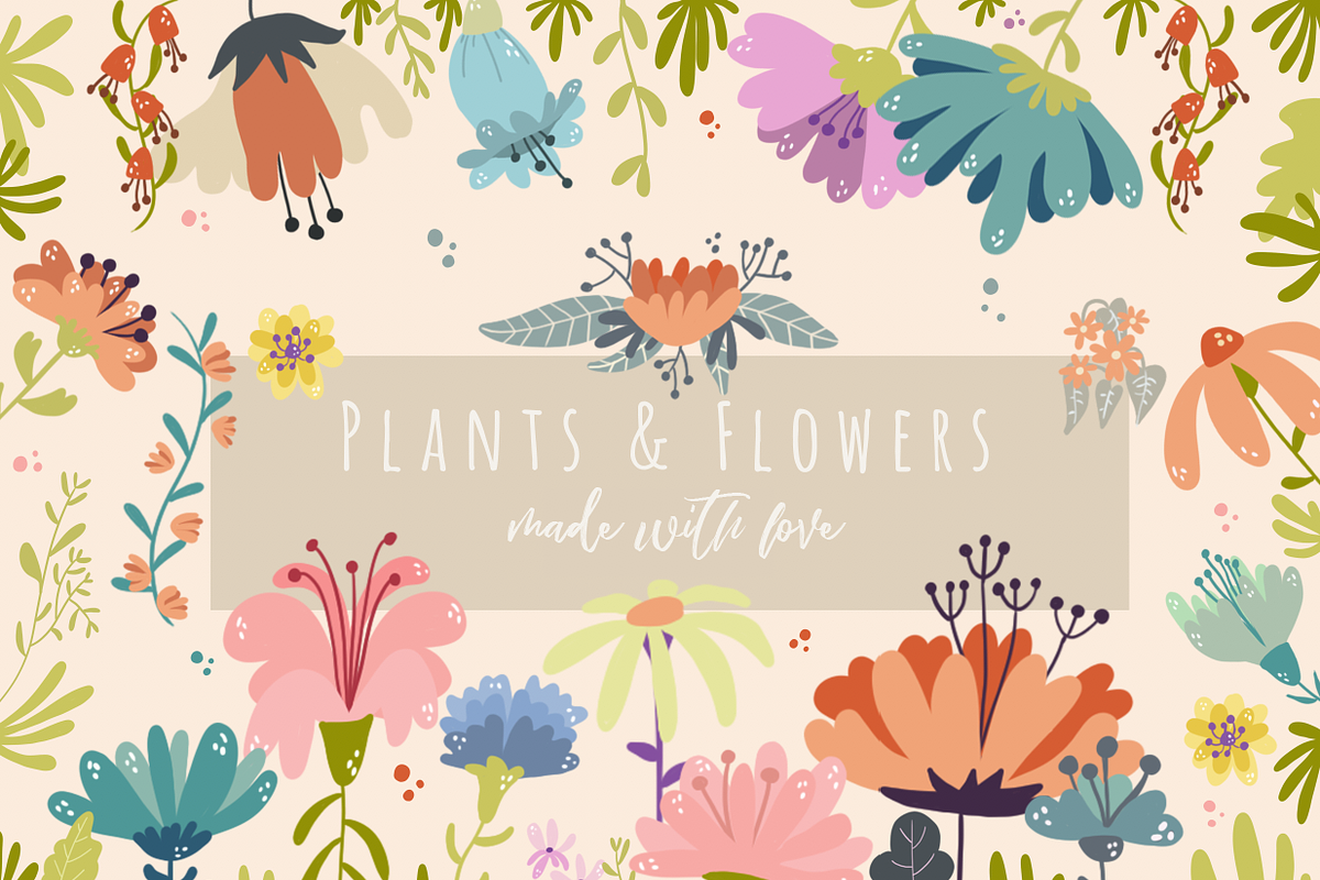 Plants and Flowers in Illustrations - product preview 8