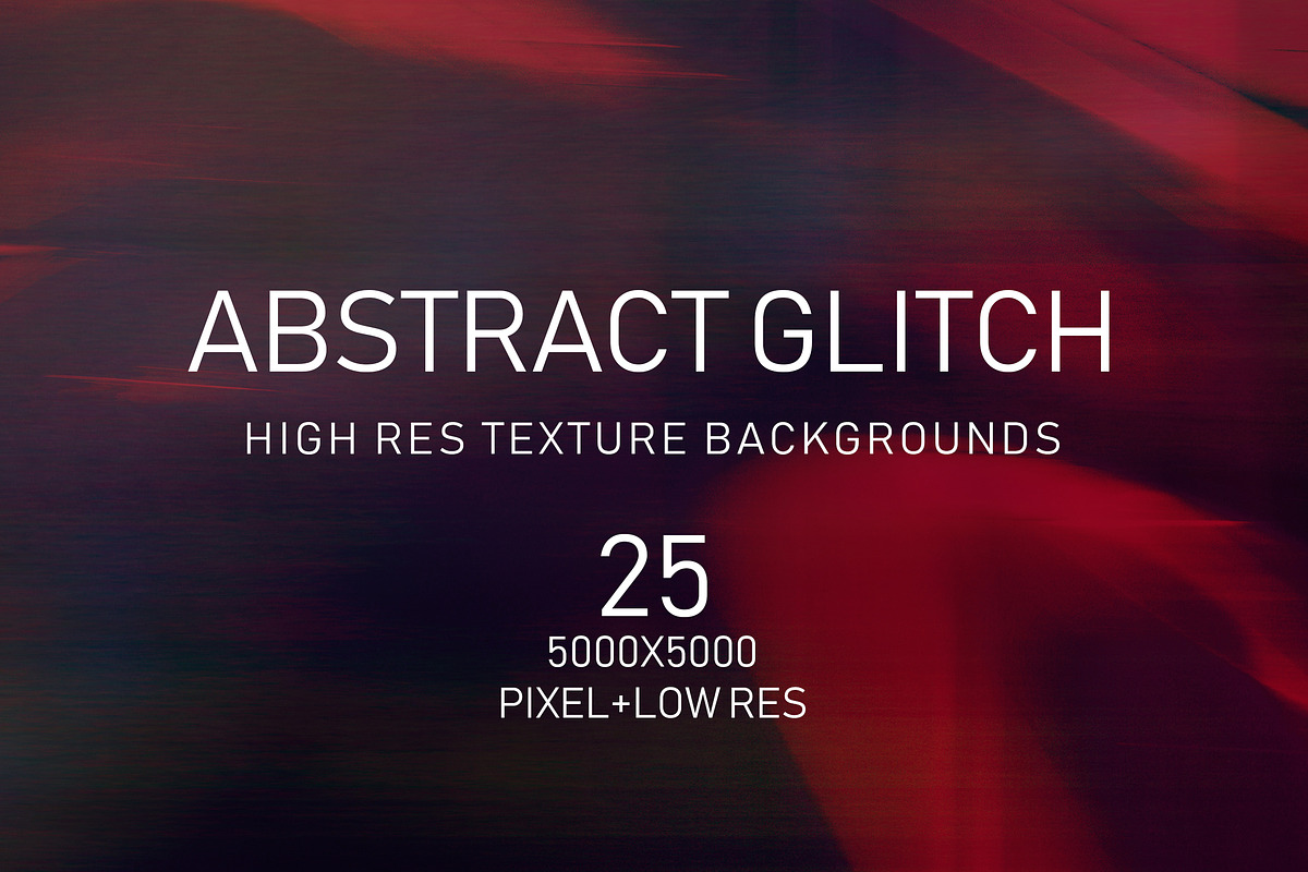 Abstract Glitch Texture Collection in Textures - product preview 8