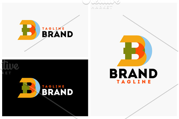 Letter BD  in Logo Templates - product preview 1