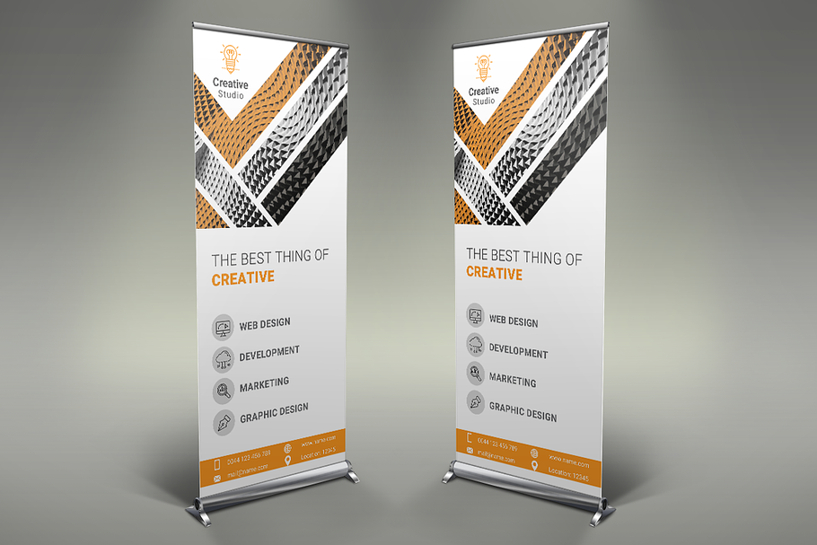 Creative Company Roll Up Banner