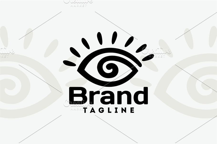 Eye Swirl  in Logo Templates - product preview 8