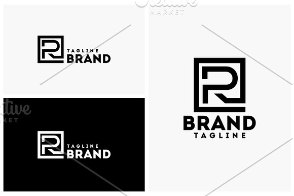 R Letter  in Logo Templates - product preview 1