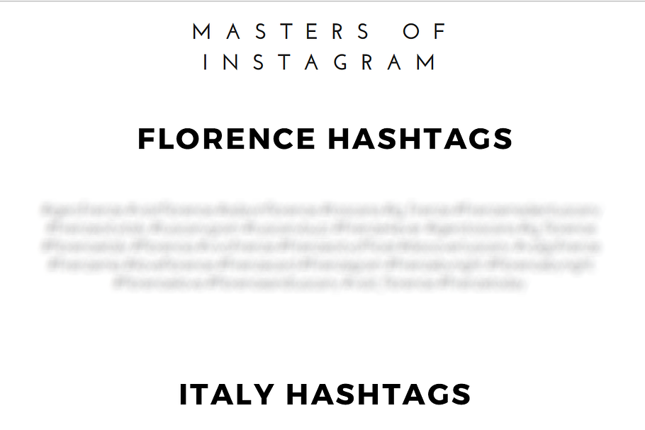 Florence Italy Instagram Hashtags