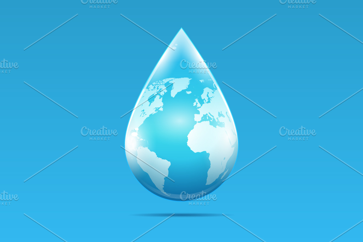 Save The Water in Illustrations - product preview 8