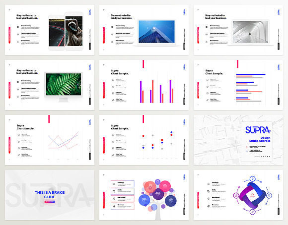 Supra Multipurpose Presentation in PowerPoint Templates - product preview 3