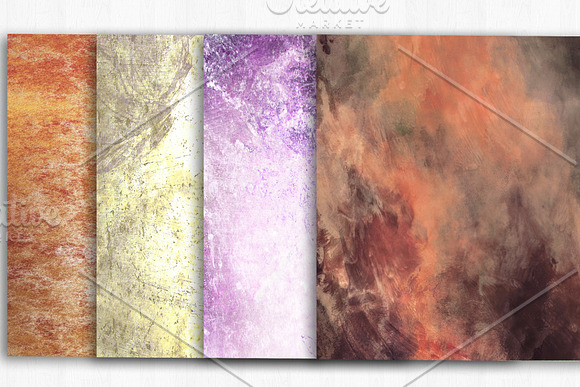 Grunge Background Digital Paper in Textures - product preview 2