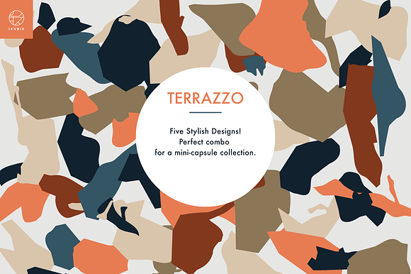 Terrazzo SEAMLESS COMPOSITE TEXTURES in Textures - product preview 1