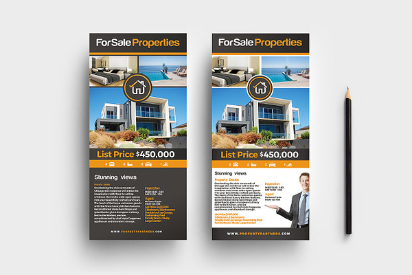 Real Estate DL Card Template