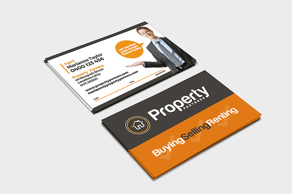 Real Estate Business Card Template in Business Card Templates - product preview 1