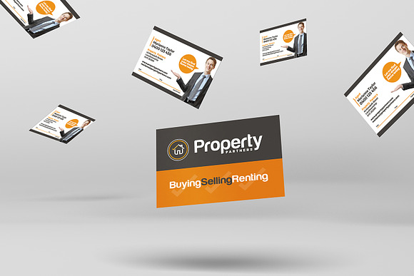 Real Estate Business Card Template in Business Card Templates - product preview 2