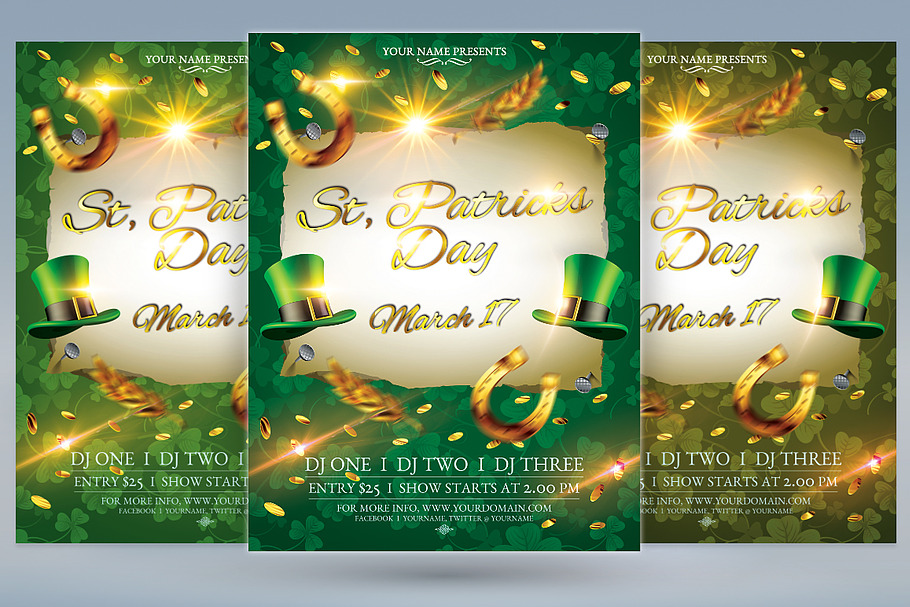 St Patricks Day in Flyer Templates - product preview 8