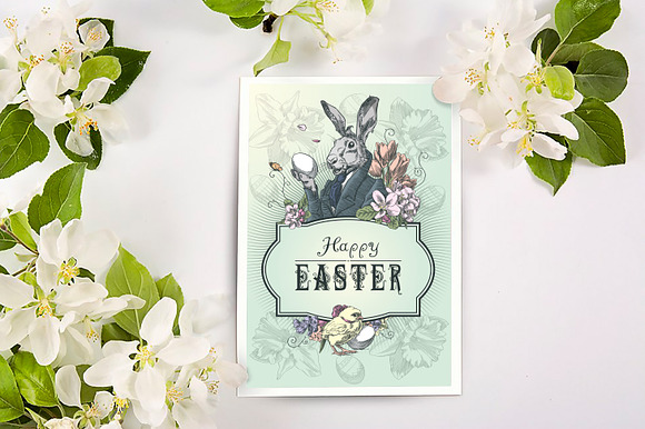 Easter and Passover postcards in Postcard Templates - product preview 4