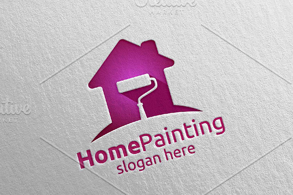 Home Painting Vector Logo Design 16 in Logo Templates - product preview 3