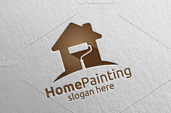 Home Painting Vector Logo Design 16 in Logo Templates - product preview 4