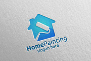 Home Painting Vector Logo Design 15