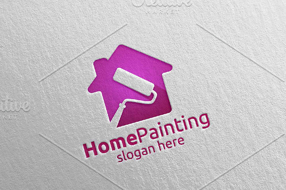 Home Painting Vector Logo Design 15 in Logo Templates - product preview 3