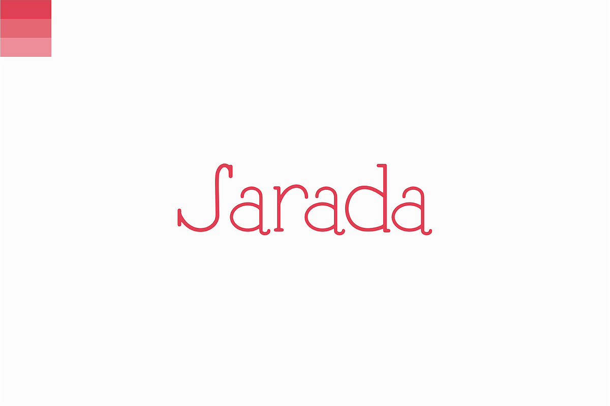 Sarada font  in Slab Serif Fonts - product preview 8