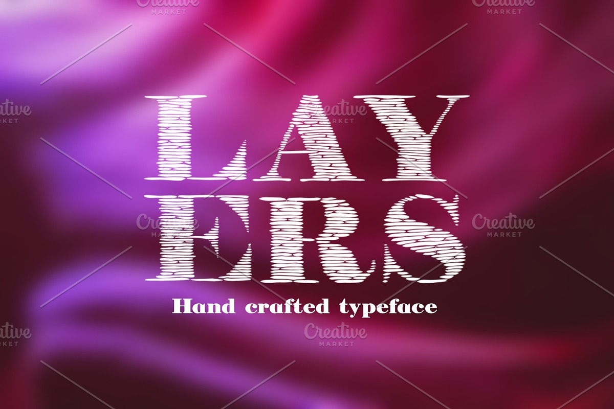 Layers in Display Fonts - product preview 8