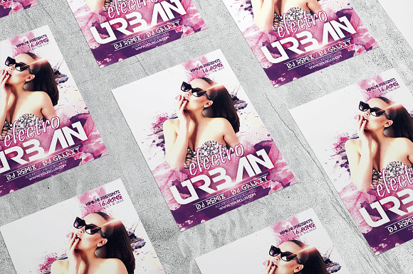Electro Urban in Flyer Templates - product preview 2
