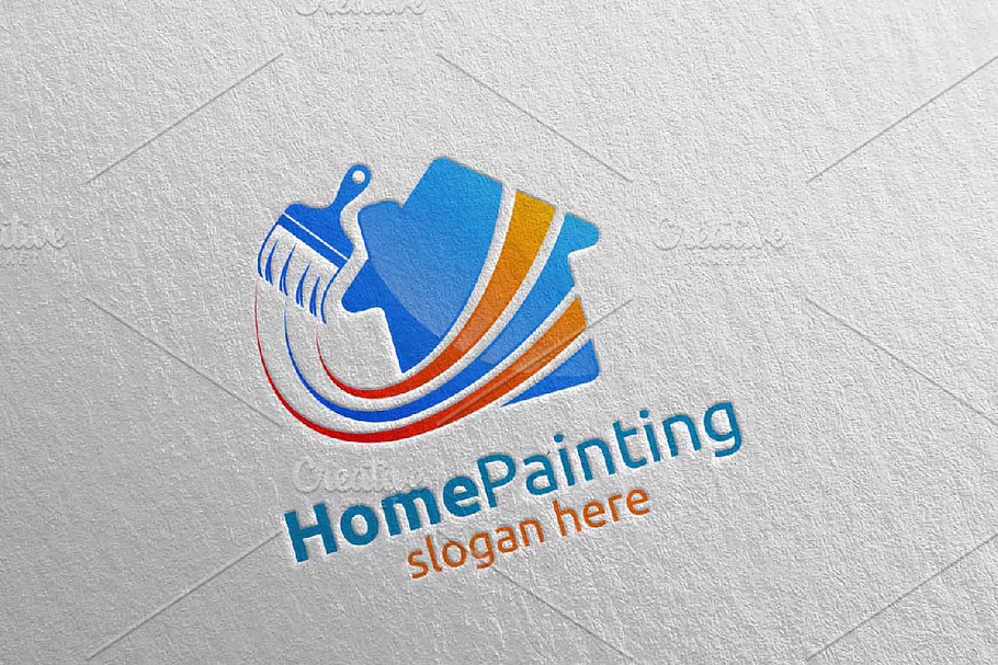 Home Painting Vector Logo Design 18 in Logo Templates - product preview 8
