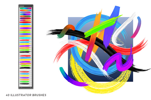 FX PAINT Illustrator Brushes in Add-Ons - product preview 8