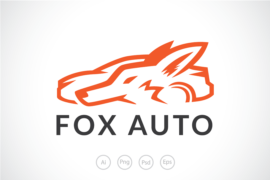 Fox Automobile Logo Template in Logo Templates - product preview 8