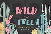 Wild & Free cactus collection