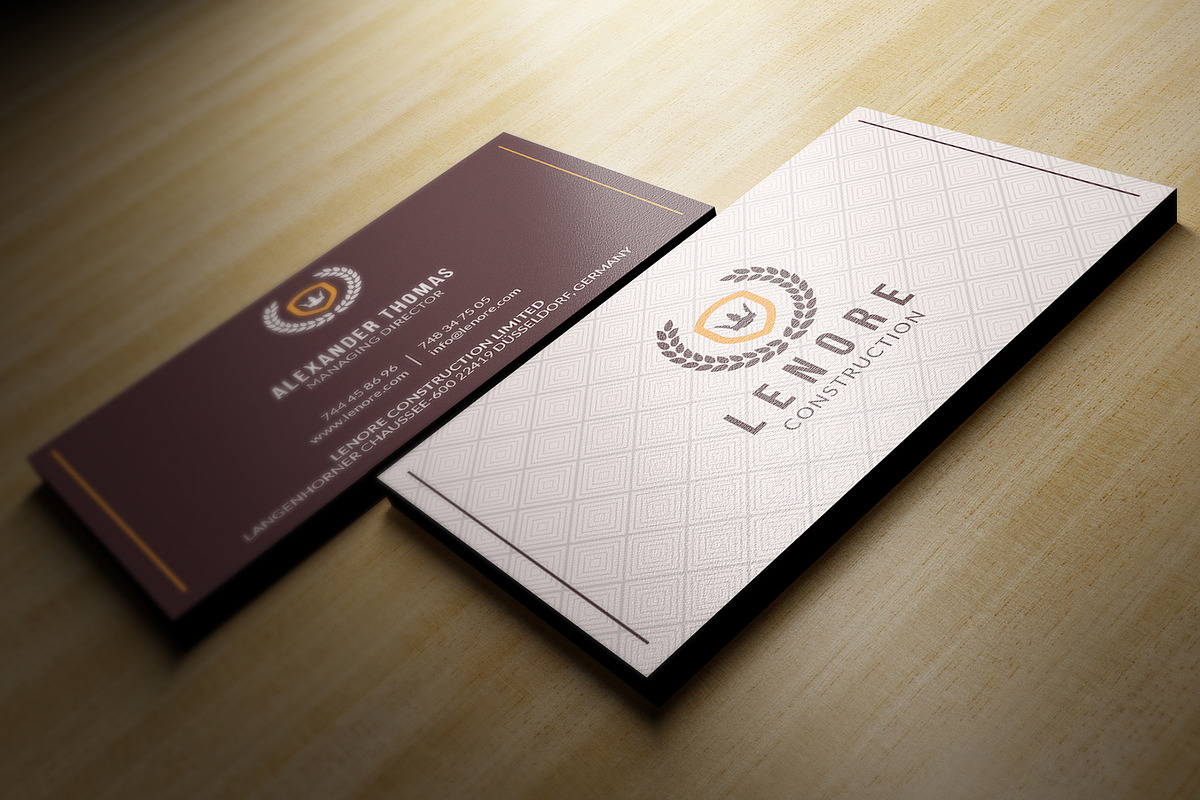 Classy Business Card in Business Card Templates - product preview 8