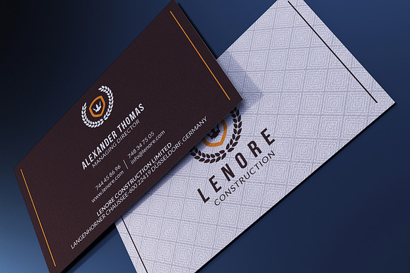 Classy Business Card in Business Card Templates - product preview 2
