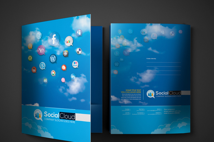 Social Media Presentation Folder
