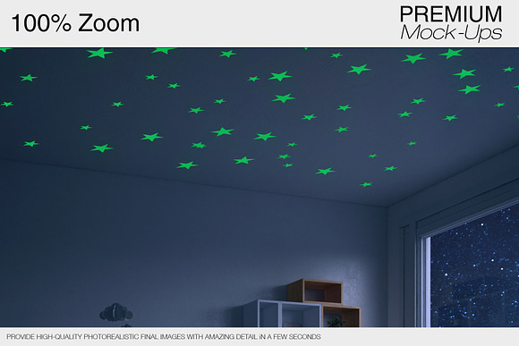 Nursery at Night - Wall & Ceiling in Product Mockups - product preview 2